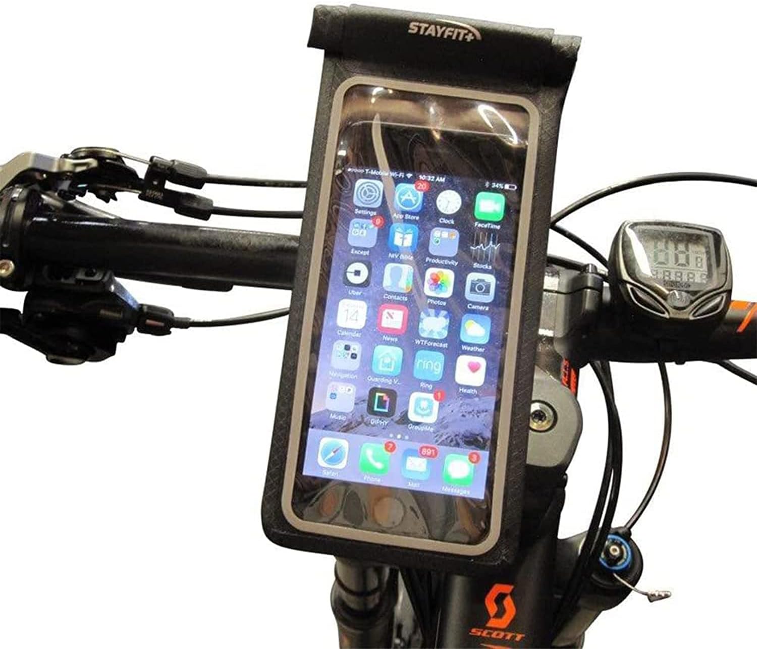 Stayfit [2 Pack] Waterproof Bike Front Phone Protection Pouch Case Holder Accessories, Outdoor Bag image 3