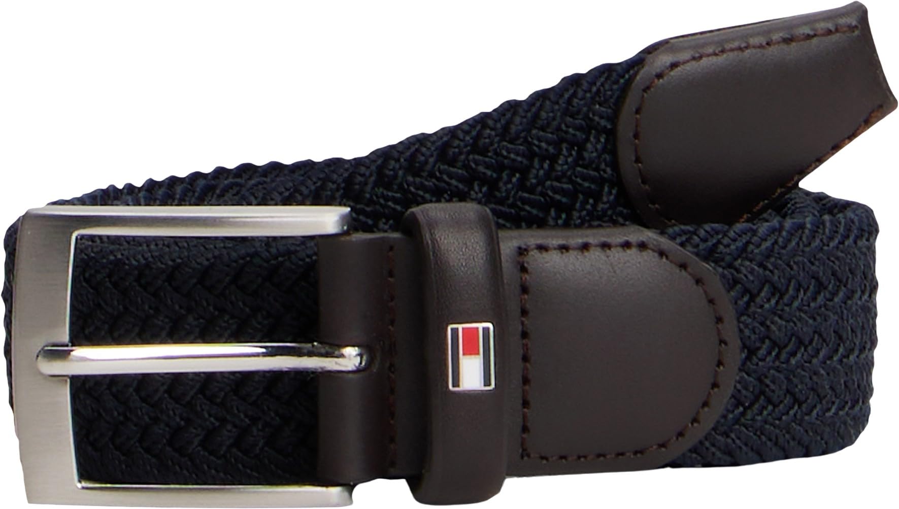 Tommy Hilfiger Men's New Adan Belt 3.5cm Belt, Blue, 105