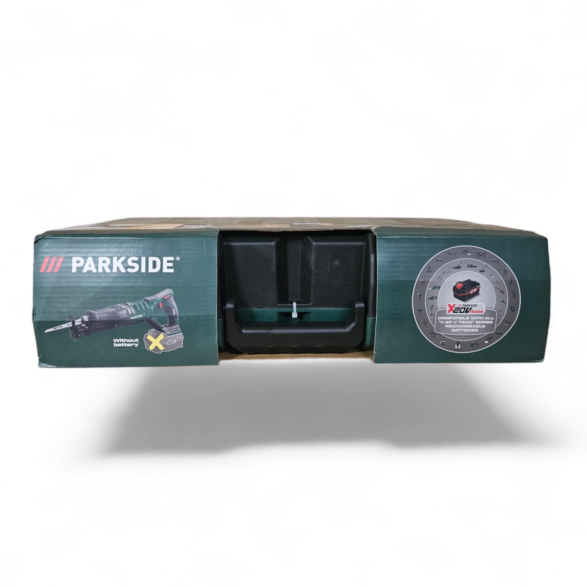 Sierra sable Parkside PSSA 20-Li A1 + batería 2Ah + cargador, sierra tigre, cola de zorro