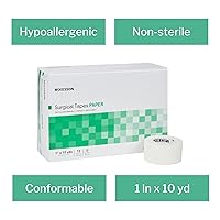 Vista 4 de McKesson Cinta Quirúrgica, No Estéril, Papel Permeable al Aire, 2.5 cm x 9.1 m, 12