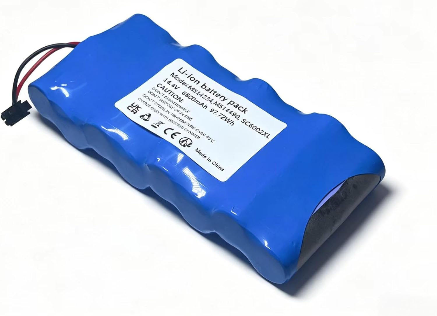 Replacement 6800mAh Li-Ion Battery for Dräger Infinity Delta/Gamma XL & Critikon Dinamap (Replaces MS14234, MS14490, MS18340, SC6002XL)