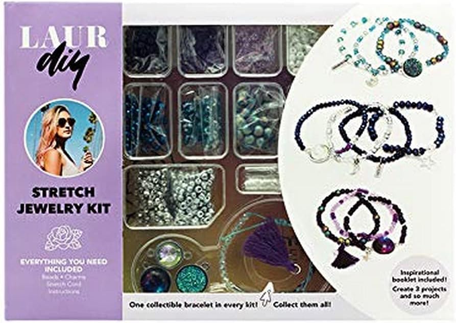 LaurDIY Stretch Jewelry LARGE DIY KIT, Multicolor