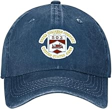 Washed Denim Hat|Army-503rd Eng Company-US Army Transparent