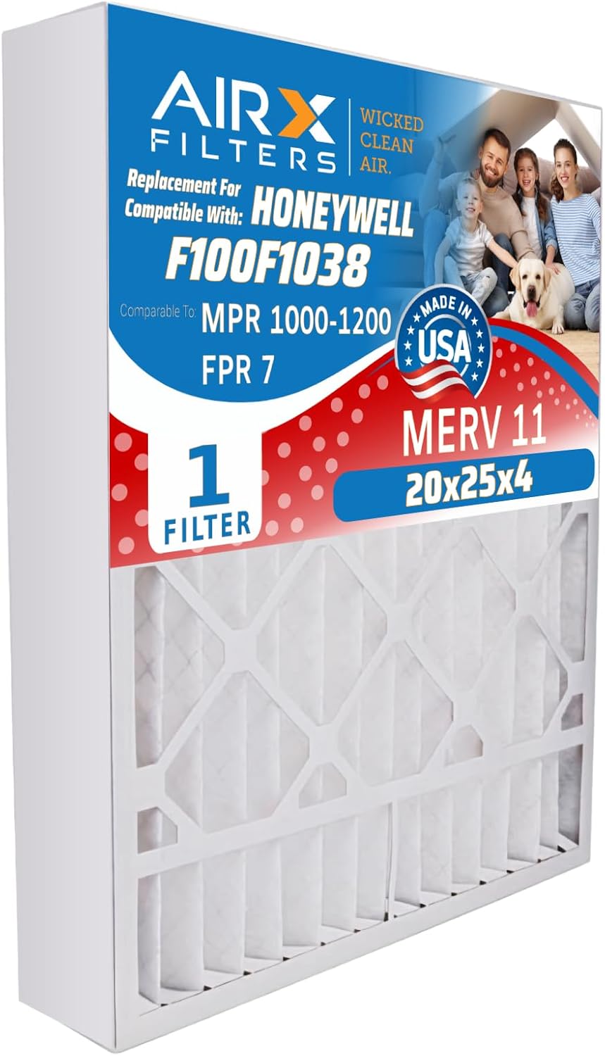 AIRX FILTERS WICKED CLEAN AIR. 20x25x4 Furnace Filter MERV 11