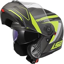 LS2 STROBE 2 Phantom Mat Titanium-Neon Sar  Kask, ECE 22.06 P/J Sertifikal   ene A l r Mod ler Kask, KPA Kabuk, Dahili G ne  Viz rl , G zl k Uyumlu