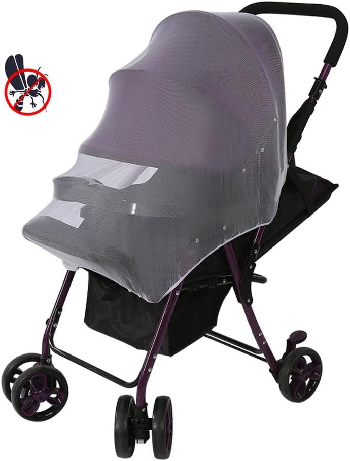 Mosquito Net, Baby Mosquito Net for Strollers, Car Seats, Cribs, Bassinets, Playpens, Infant Bug Protection Toddler Insect Netting(White)