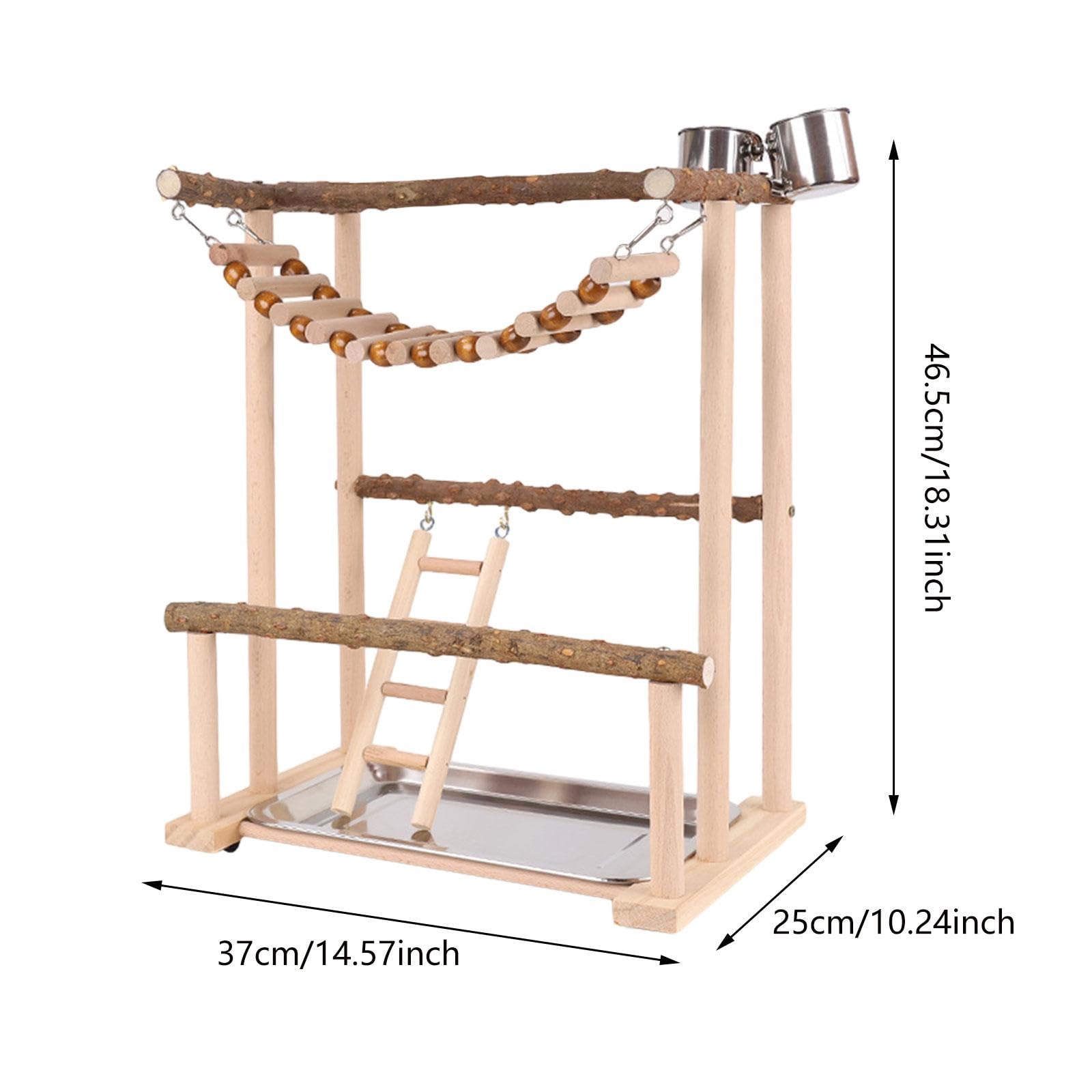 Qianly Area Giochi per Pappagalli, Stand per Parrocchetti