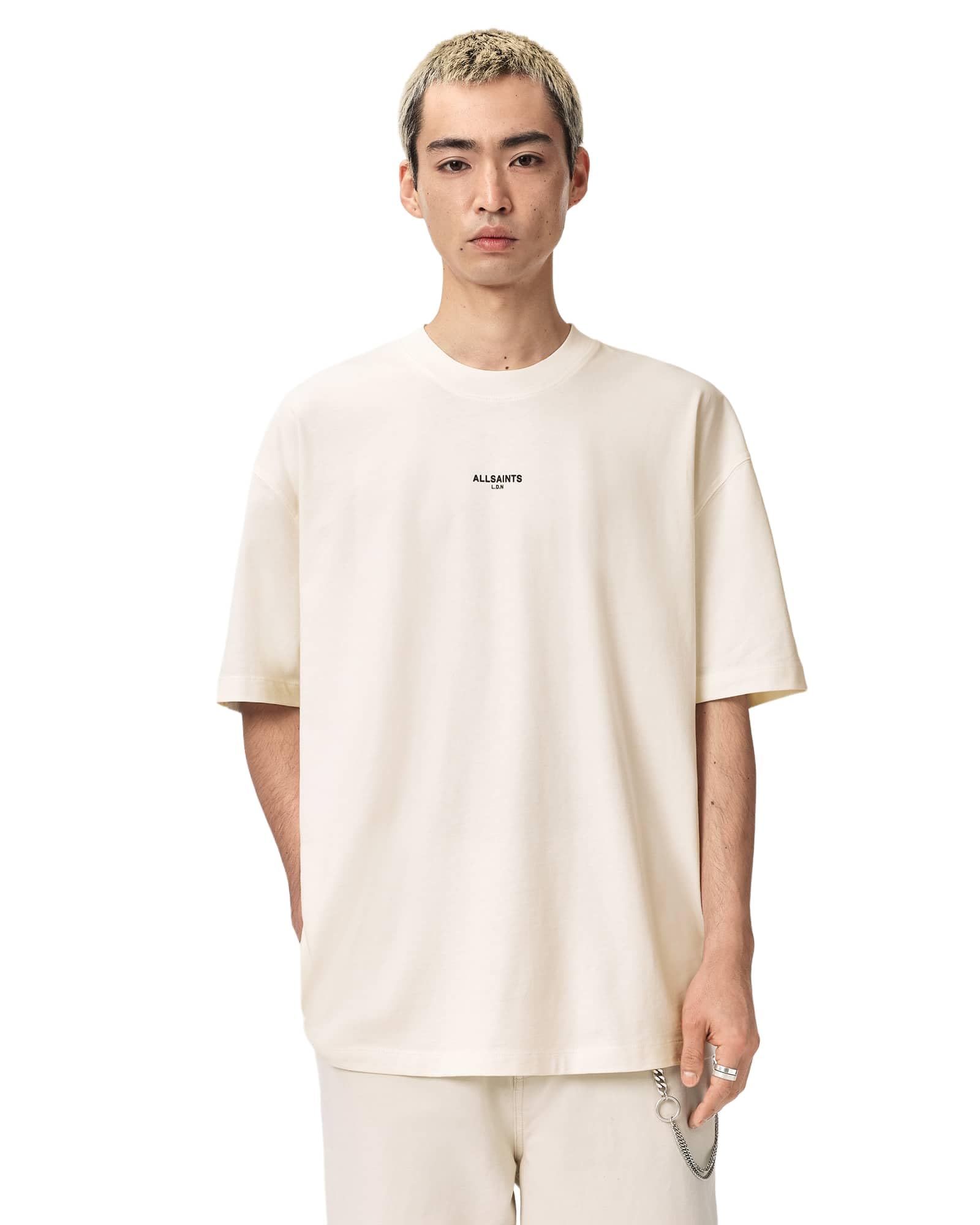 Allsaints Mikro SS Crew T-Shirt Uomo
