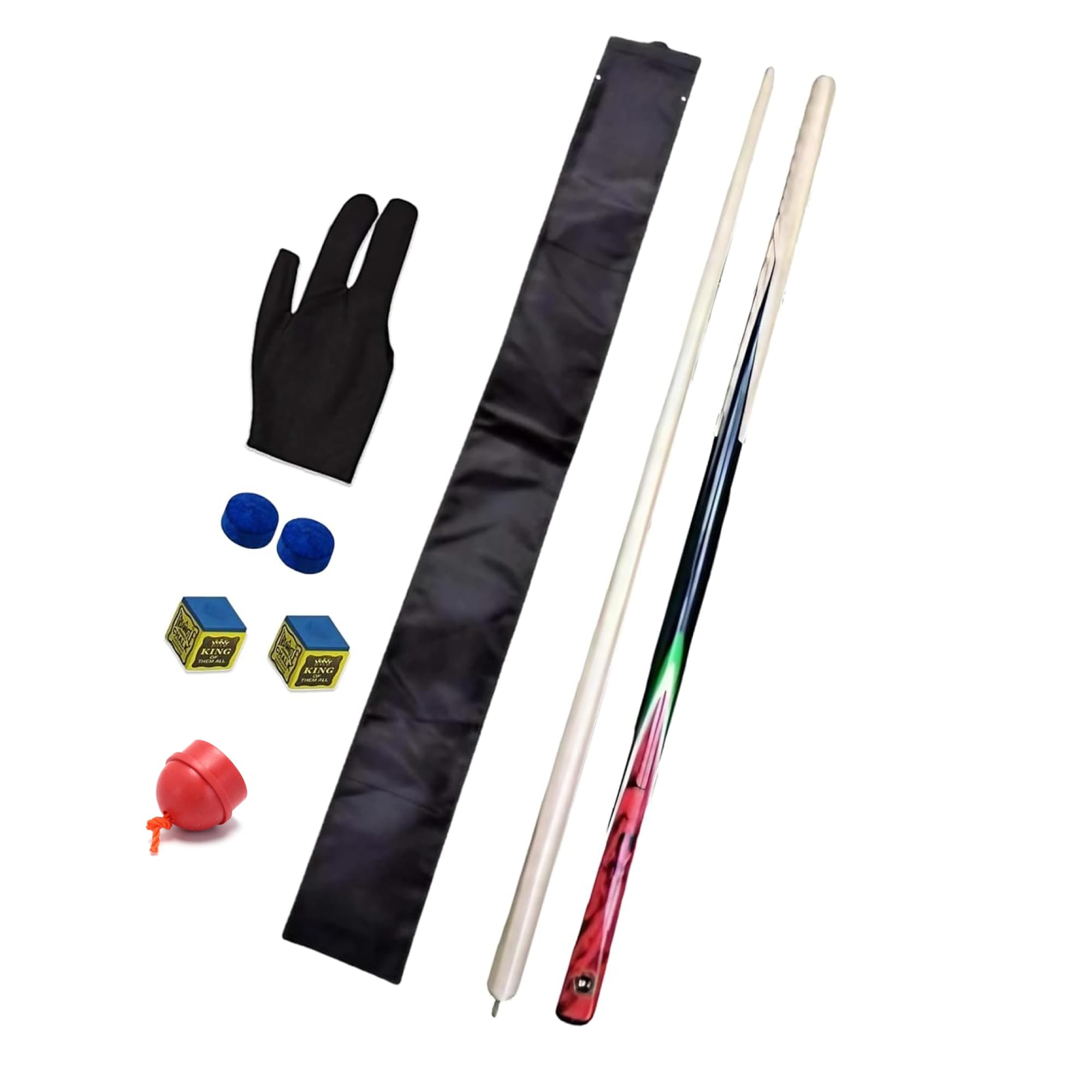 JBB American Pool Cue Stick 12mm Tip Size with Cue Cover, Glove, Rubber Chalk Holder & 2 Pcs Chalks and Tips (B0CS6PZP38) Amazon Price History, Amazon Price Tracker