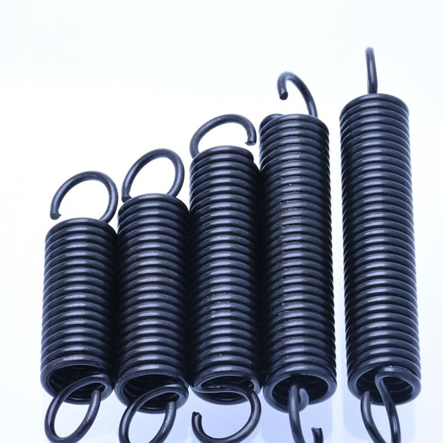 10Pcs Steel Tension Spring with Hooks Small Wire Diameter 0.7mm Extension Spring Outer Diameter 5mm Length 15-60mm(0.7 x 5 x 25mm)