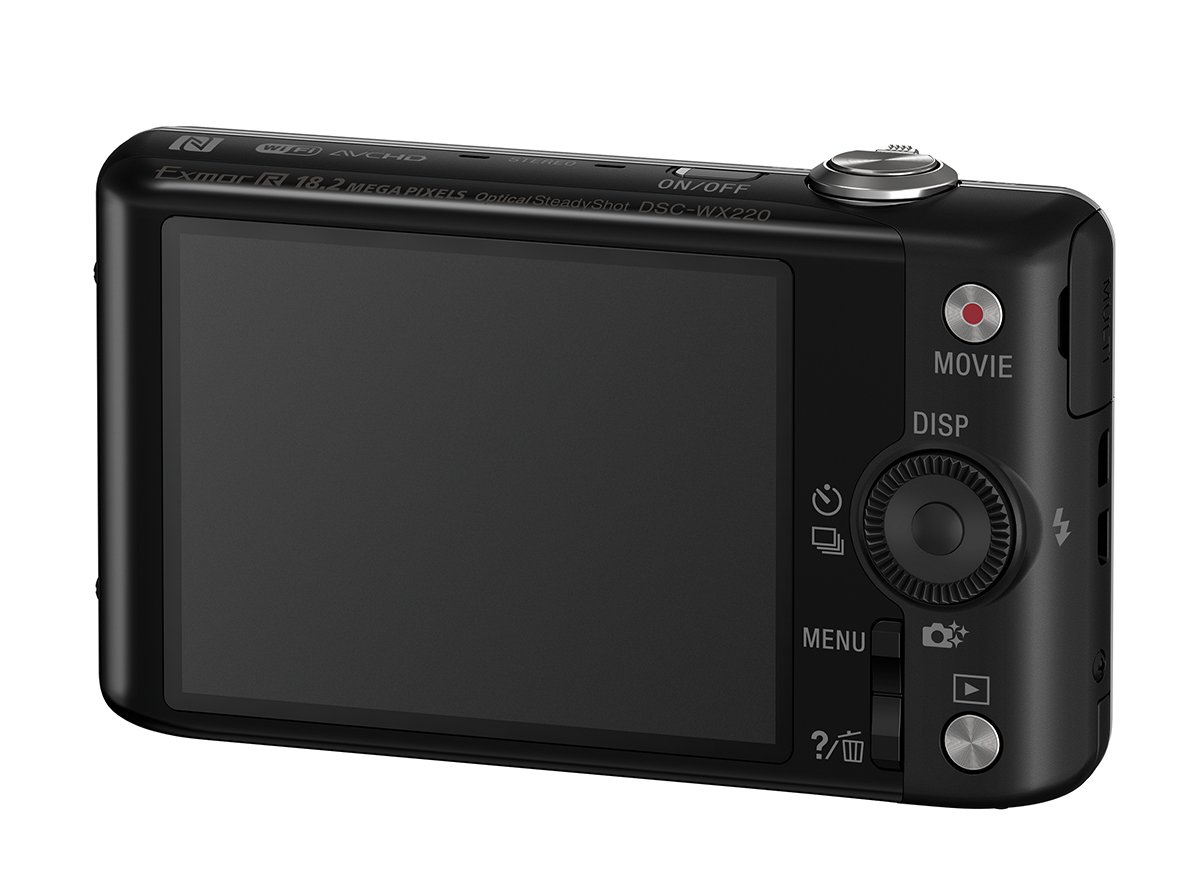 【美品】SONY Cyber-shot dsc-wx220 Sony DSC-WX220/B Cybershot 18.2MP Nokta ve Çekim Dijital Kamera