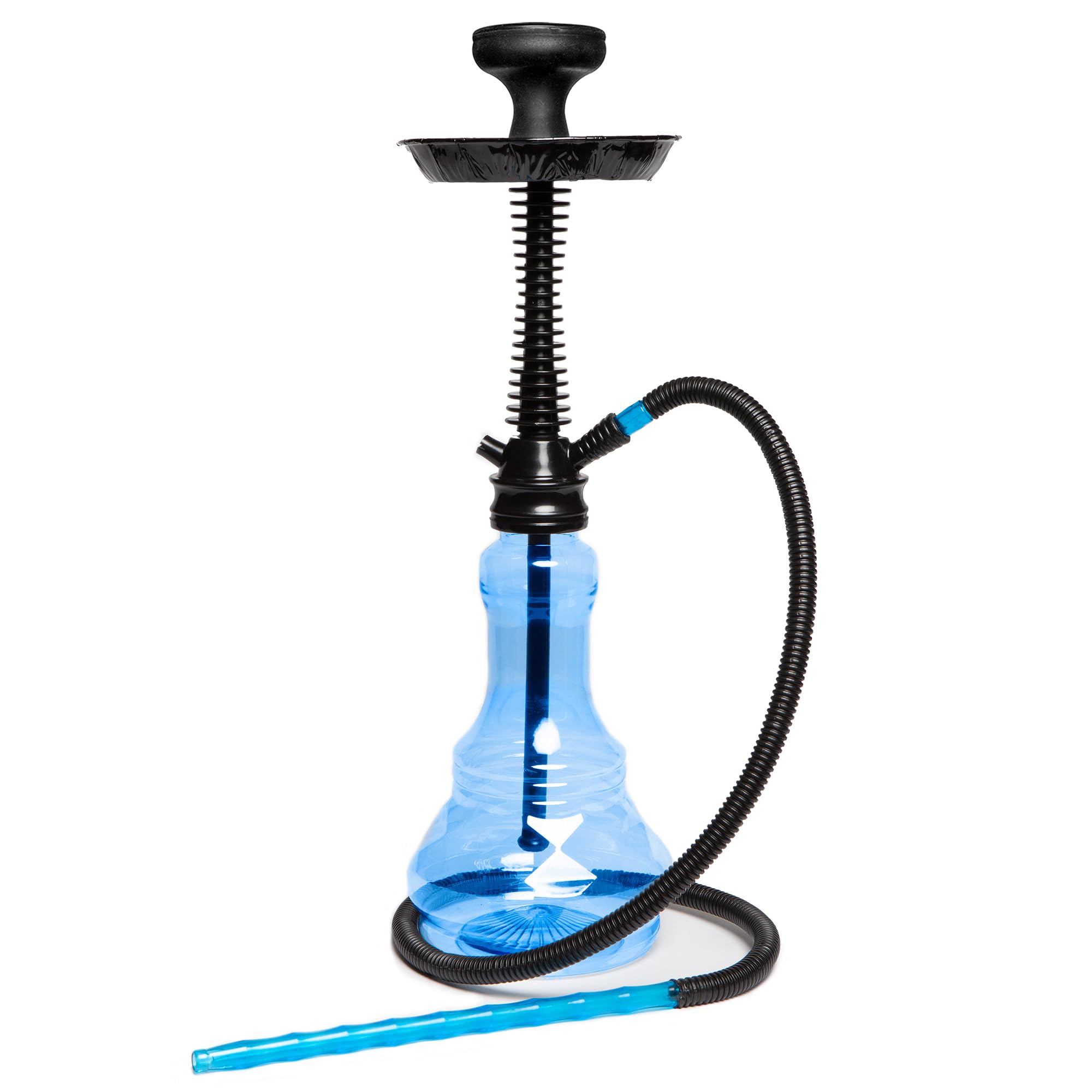 Complete 20 Set with Everything - Plastic Hookah Down Stem with Diffuser Washable Hose Silicone Shisha Bowl and