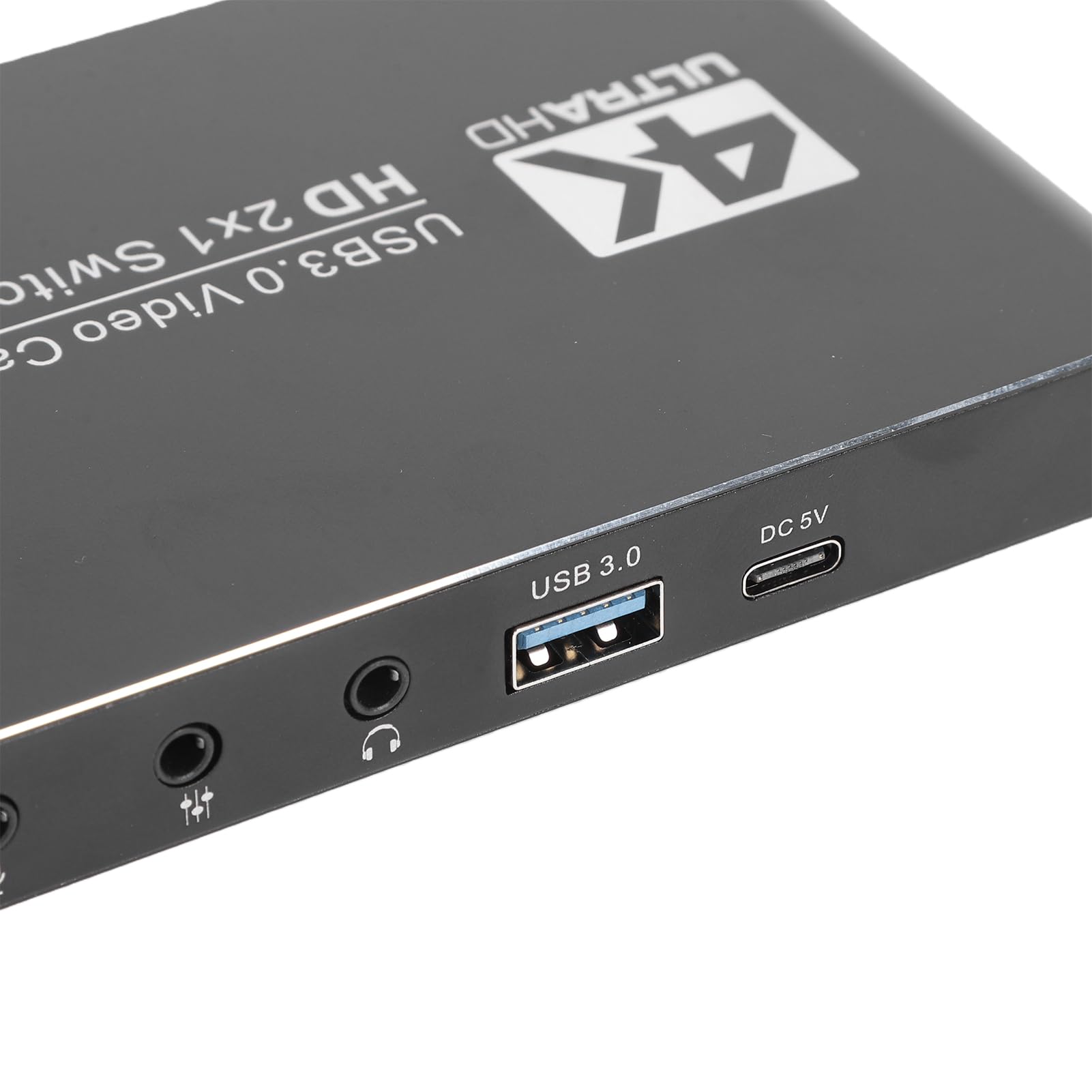 Gugxiom Karta Przechwytująca Wideo 4K 60 Hz z USB 3.0, Karta Przechwytująca Gry HDMI 1080P 240FPS, Strumieniowanie z Wejściem Liniowym Mikrofonu 3,5 Mm do Gier