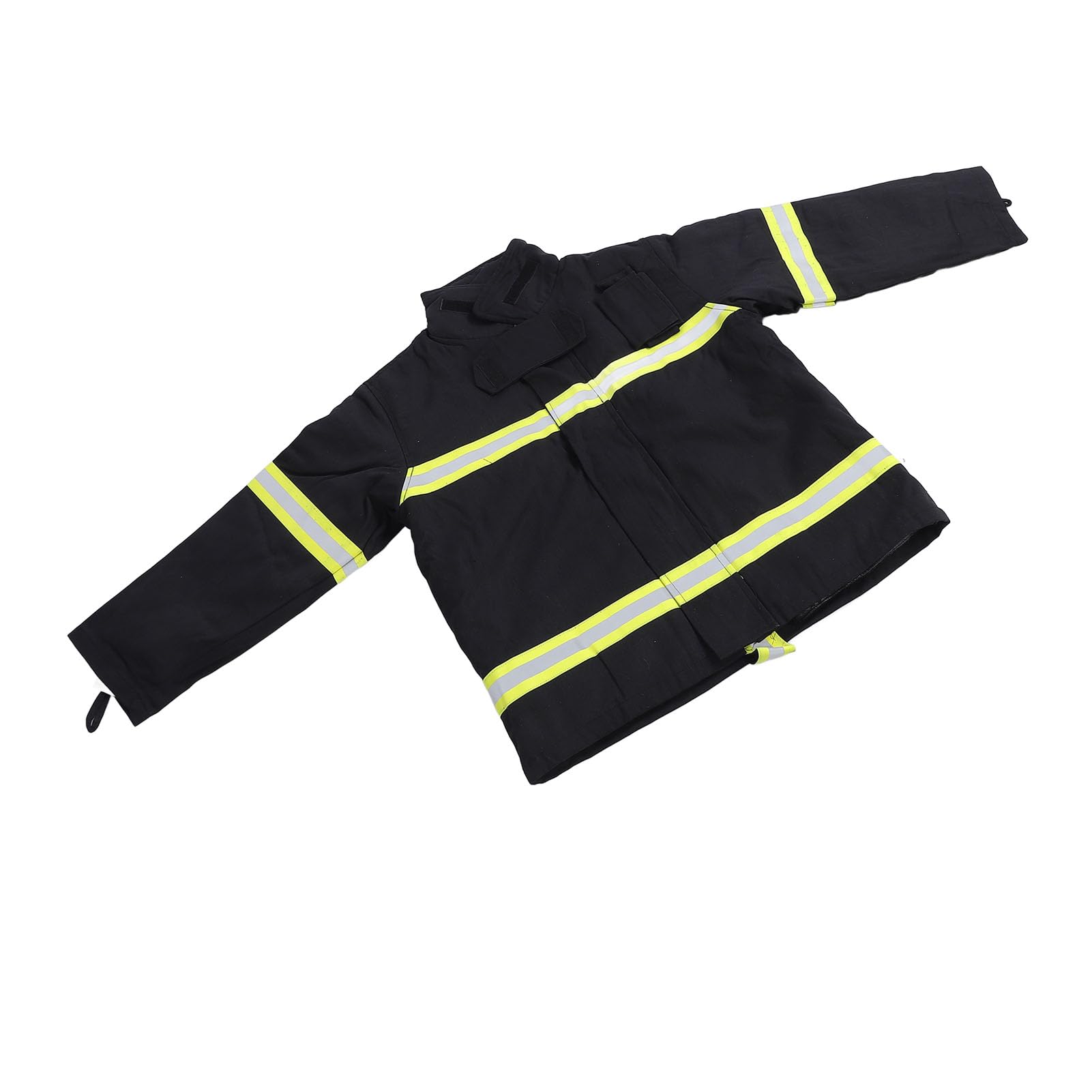 ZJchao Mono Protector Multicapa Resistente Al Calor con Ribete Reflectante, Chaqueta y Pantalones Aislantes de Llamas para Equipo de Seguridad Industrial