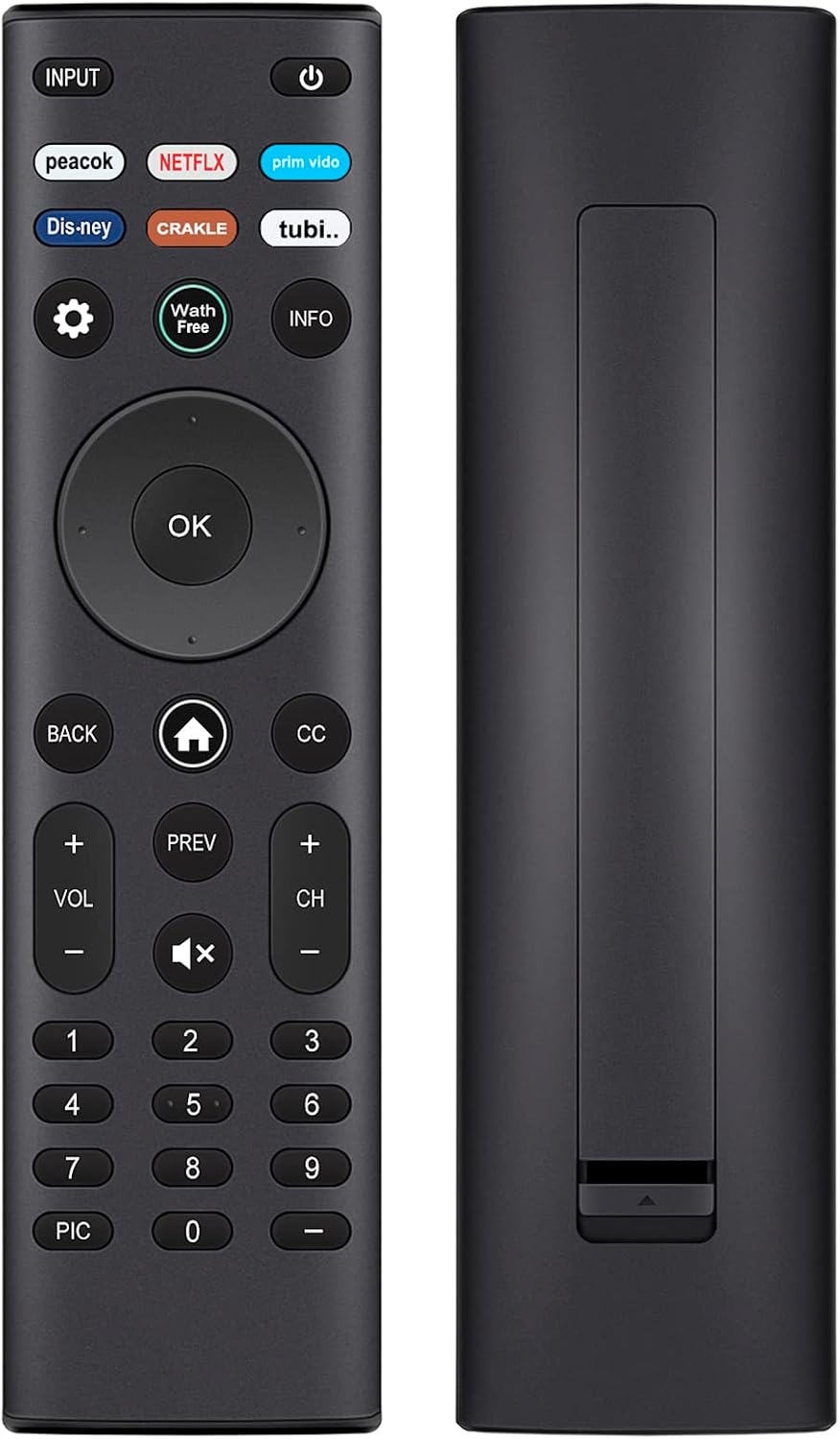 New XRT140 Replacement Remote Control fit for Vizio D-Series LED Smart TV D24f4-J01 D24F-J09 D24h-G9 D24H-J09 D32f4-J01 D32F-J04 D32h-G9 D32H-J09 D40F-J09 D43F-J04 FV435-H1 V605-G3 thumbnail