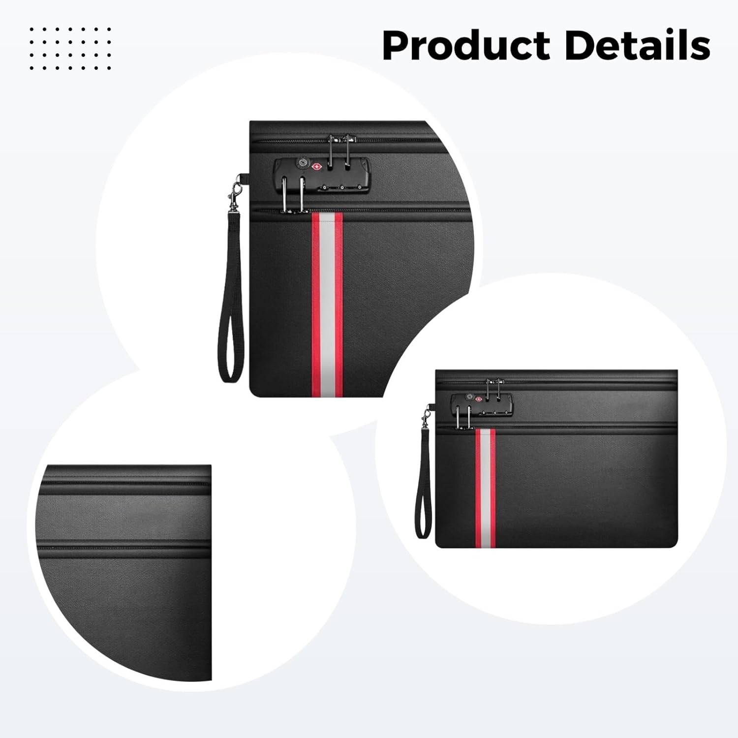 36 X 26 Cm Fireproof Document Bag With Lock, Waterproof Silicone Safe Pouch, Heat Resistant For A4, Black Money Bag For Business
