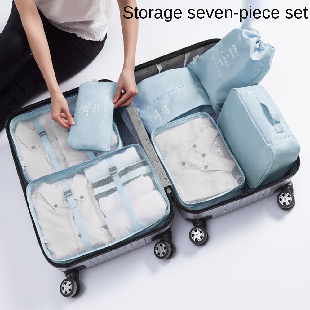 Amazon.com: PLSUS Embalaje Bolsas de equipaje Organizador Bolsas de  compresión Ropa Maleta, Agencias de embalaje Accesorios de viaje Papeleras,  Bolsa a prueba de agua, 7 piezas-cactus || Grande : Ropa, Zapatos y