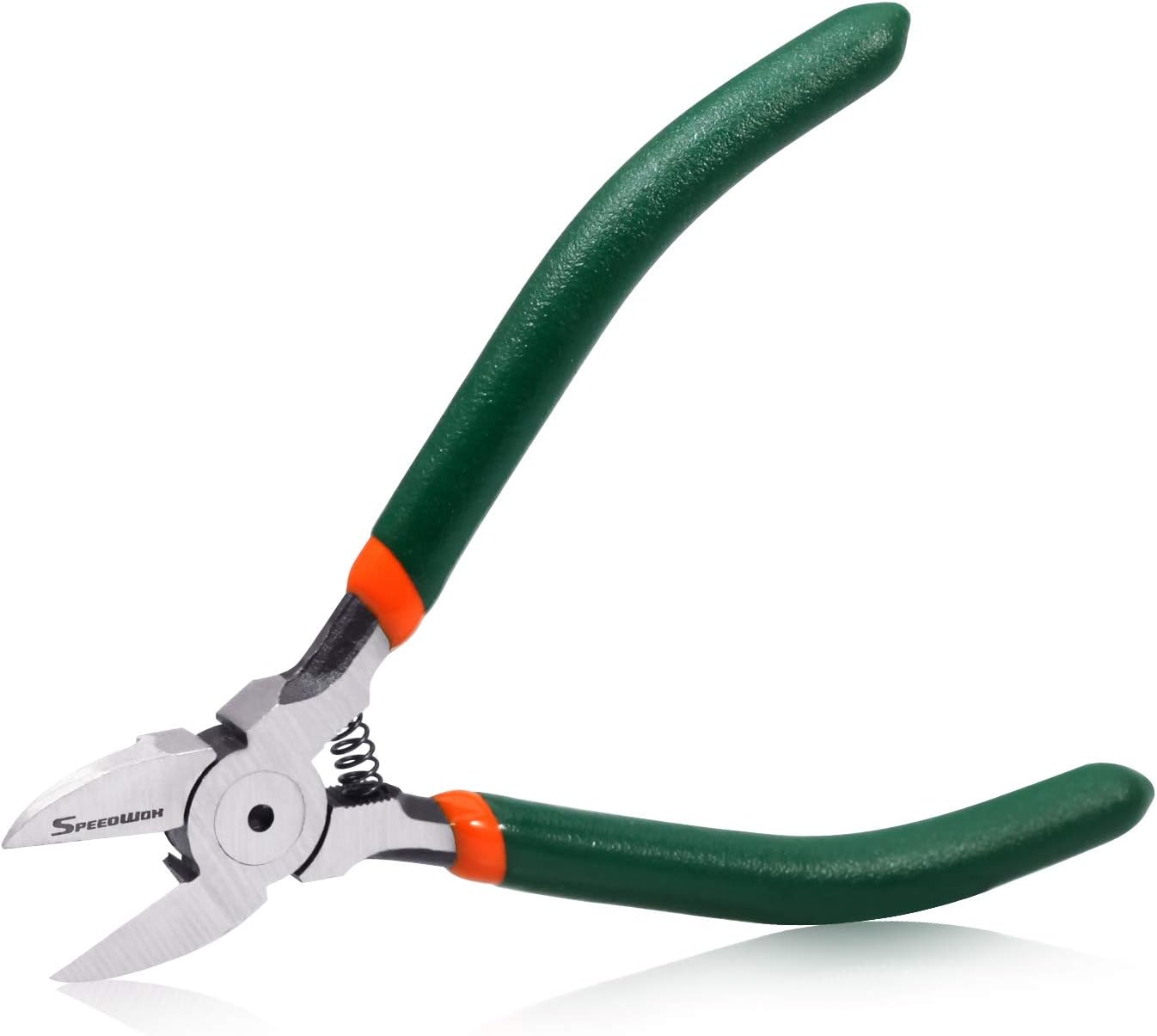 SPEEDWOX Precision Side Cutter 5 Inch Mini Flush Cutters Diagonal Wire Cutting Pliers with Spring Functional Precision Tools for Cutting Electronics Wires Jewelry DIY and Handmade