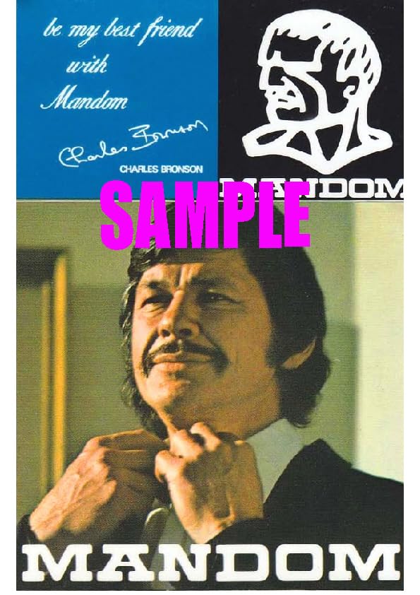 Charles Bronson チャールズブロンソン　ポスター パネル　希少 Charles Bronson チャールズブロンソン MAN DOM マンダム