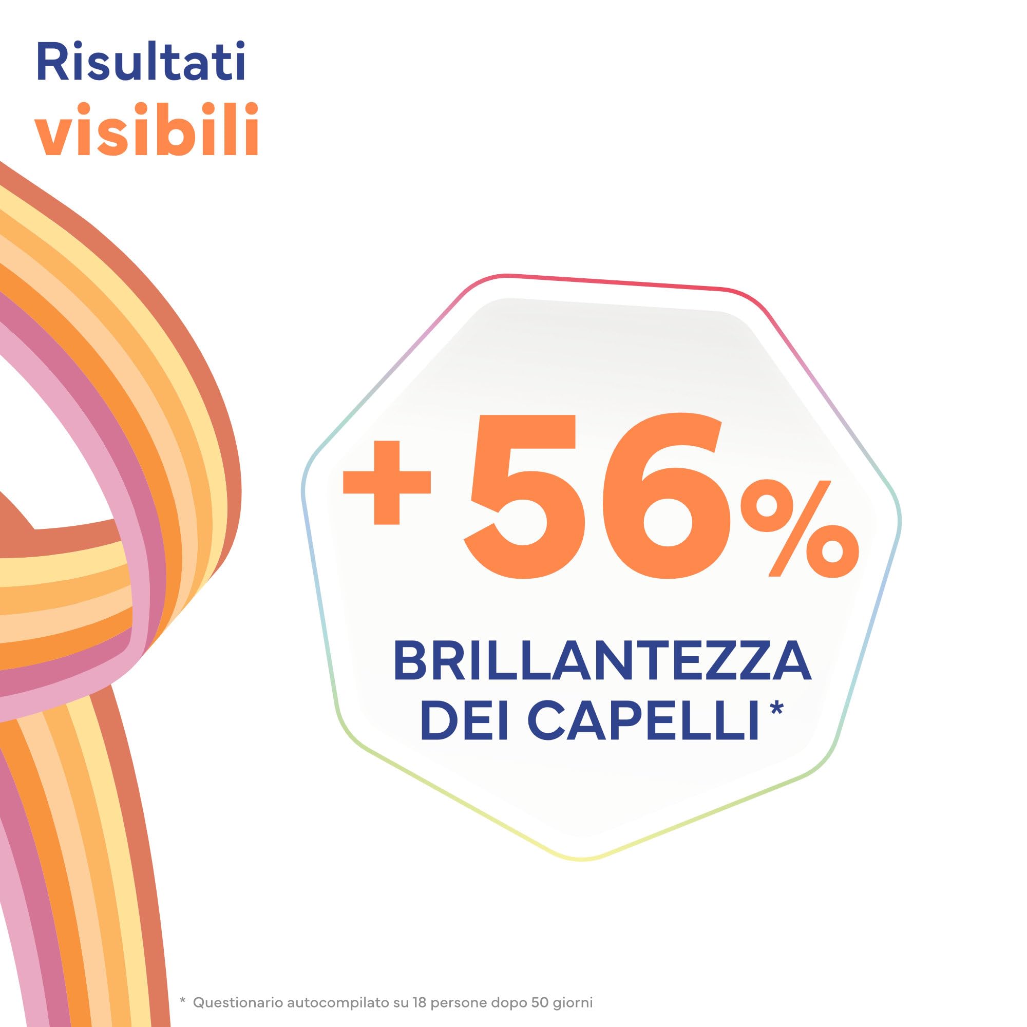 UPSA x Nourished Collagene Hair and Skin, con Biotina, 60 Gummies, Bipacco | Integratore Alimentare per benessere di pelle e capelli, con Ovoderm, Rame, Biotina, Gusto Frutta, Senza Zucchero Vegetariano