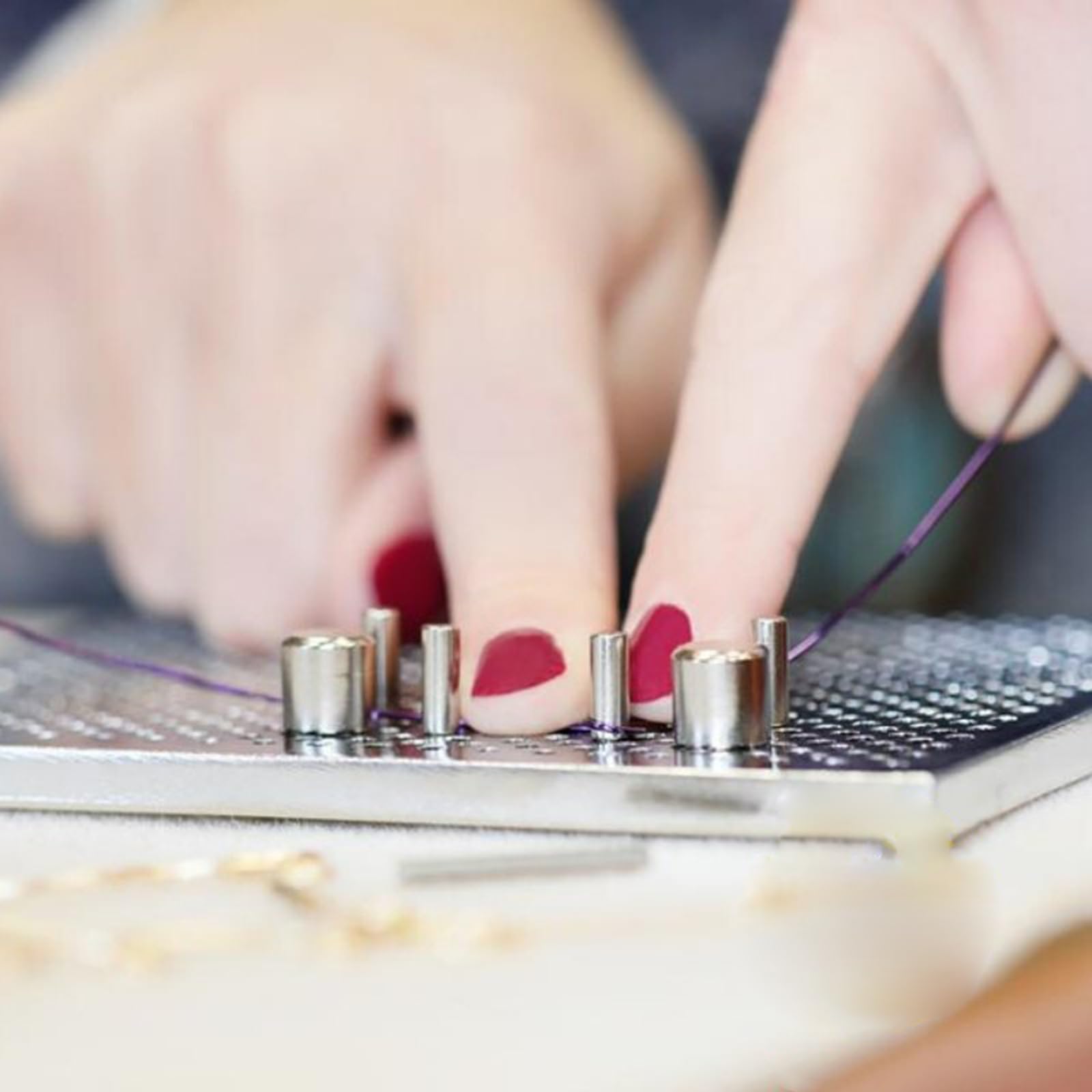 Forniture per l ' avvolgimento del filo Maschera per piegare filo Strumenti essenziali per la creazione gioielli Materiale in ferro Ottimo per appassionati del fai-da-te Kit per principianti