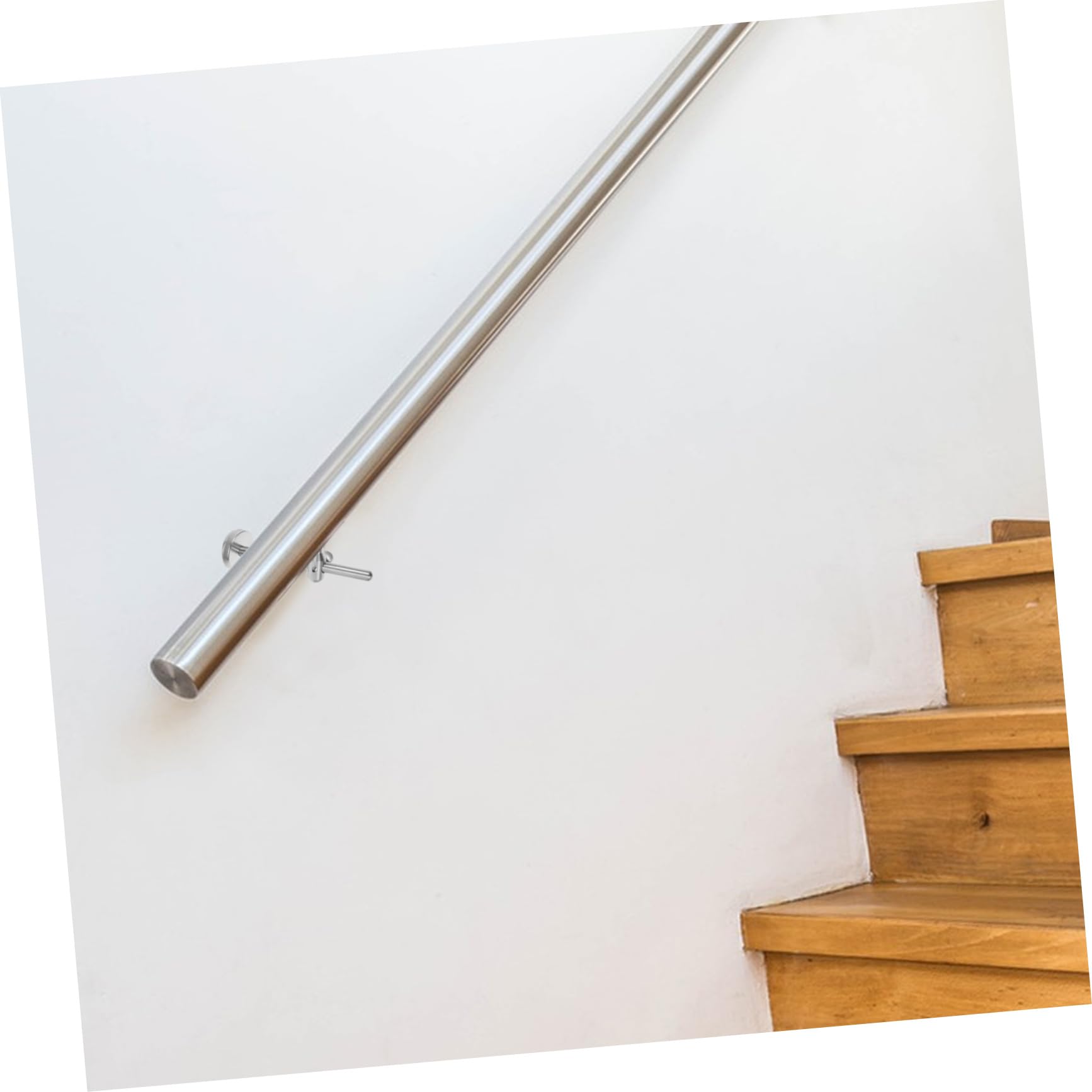 Homoyoyo Stainless Steel Handrail Bracket Adjustable Support for Staircase Wall Mounted Railing Brackets for Handrail Versatile Installation Corridors and Stairs - Image 4