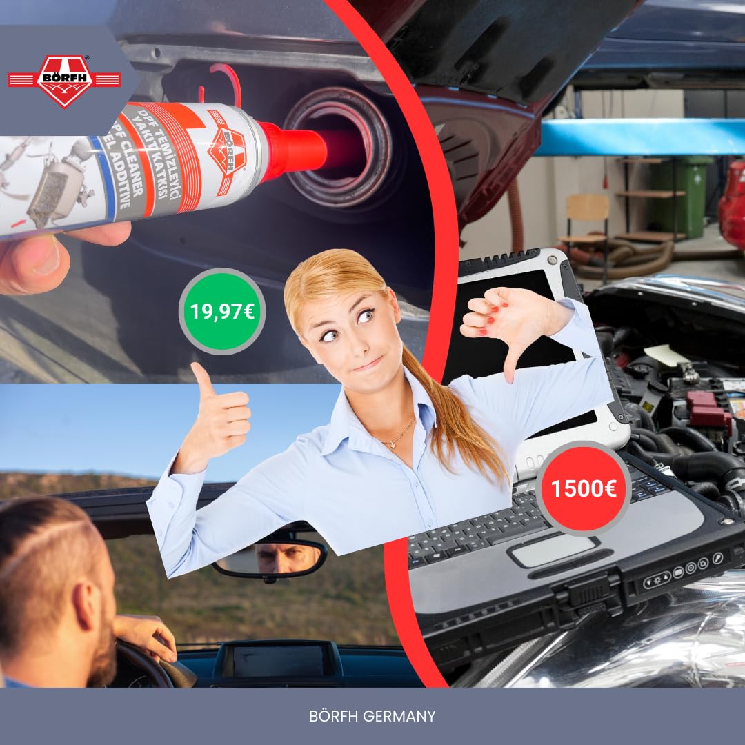 Aditivo limpiador DPF, muy eficaz para la limpieza del filtro de partículas diésel, mejora el rendimiento, prolonga la vida útil del motor, adecuado para todos los motores diésel (300 ml)