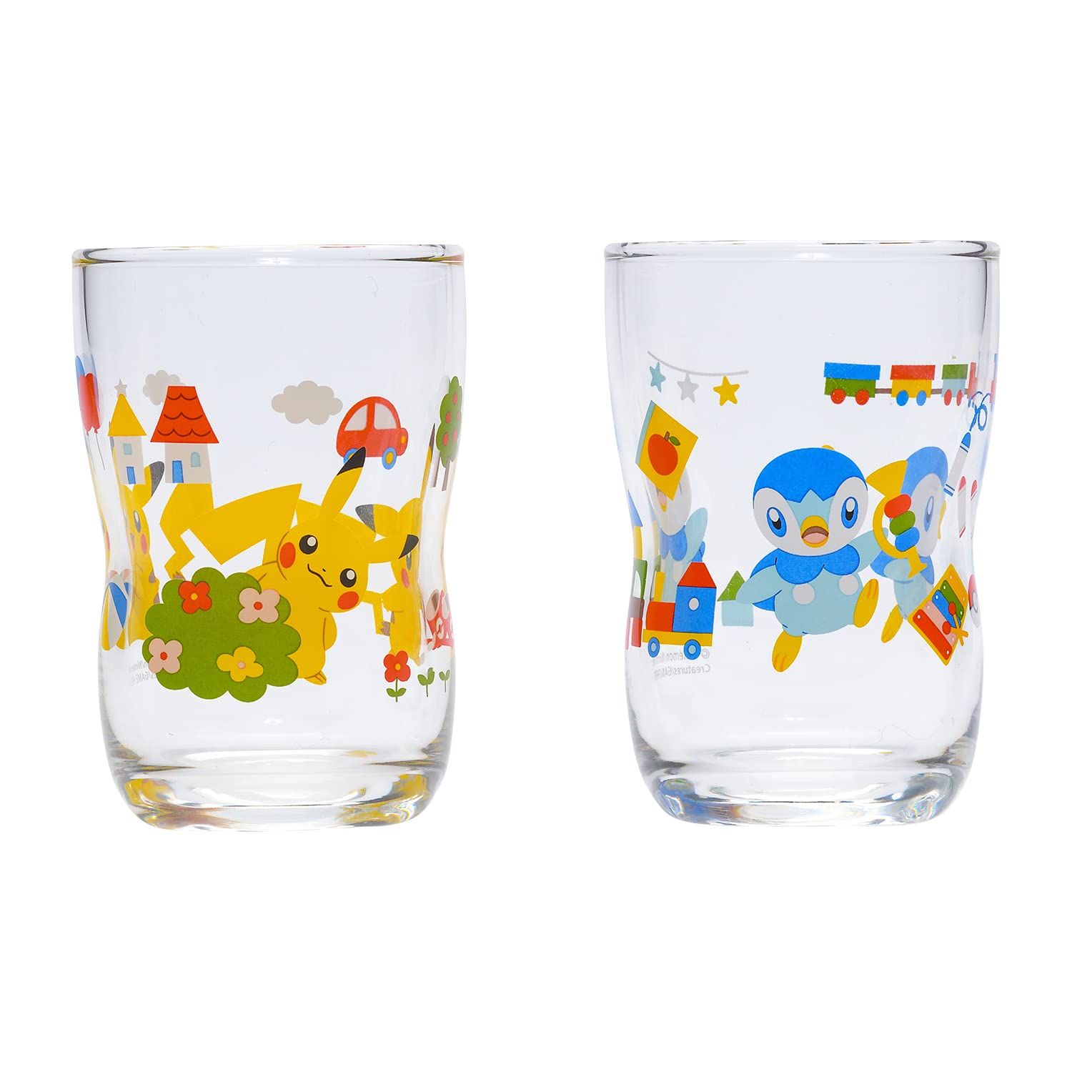 Amazon.co.jp: ポケモンセンターオリジナル つよいこグラス 2個セット 