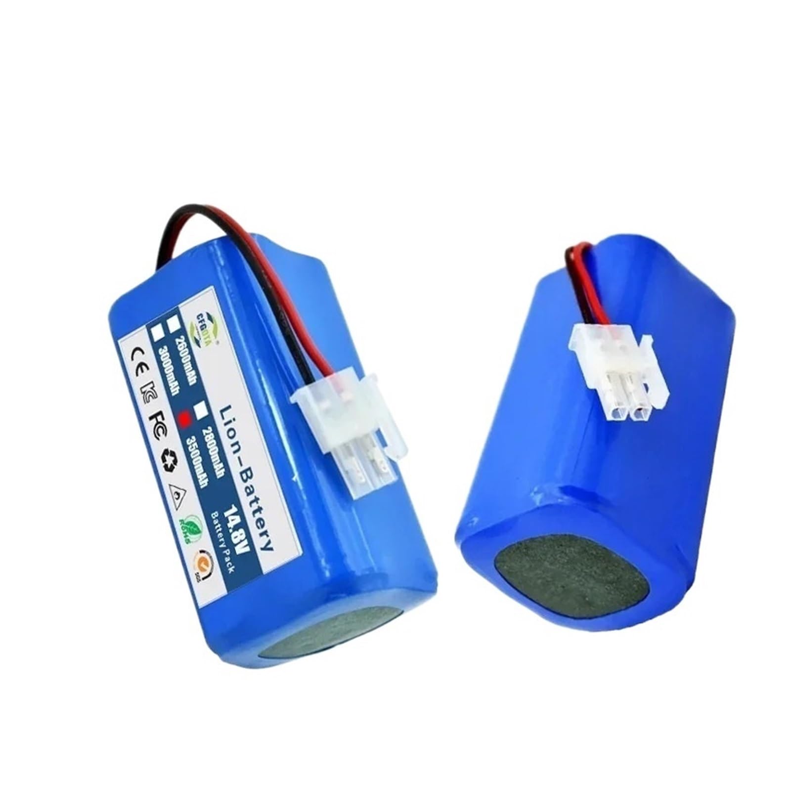 LTDXLNBWQ 14.8V 3500mAh Lithium Battery, Compatible With ILIFE A4 A4s V7 A6 V7s Plus Robot Vacuum Cleaner(2800mAh)