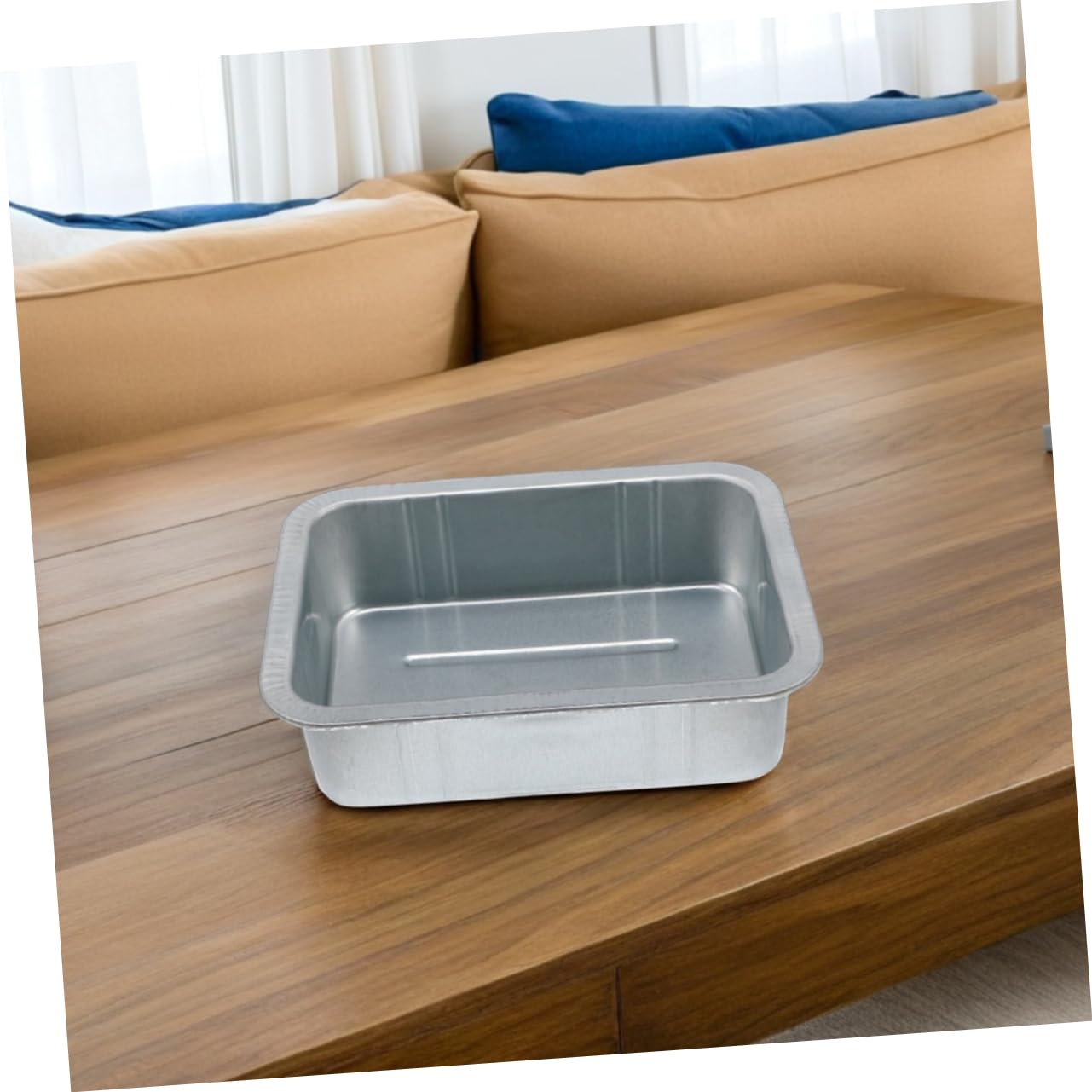 Bandeja de Drenaje de Aceite de Metal Engrosada 2 Piezas Pequeño y Grande para Mantenimiento Automotriz Uso en Garaje y Taller Recolector de Aceite Resistente y Fácil Limpieza