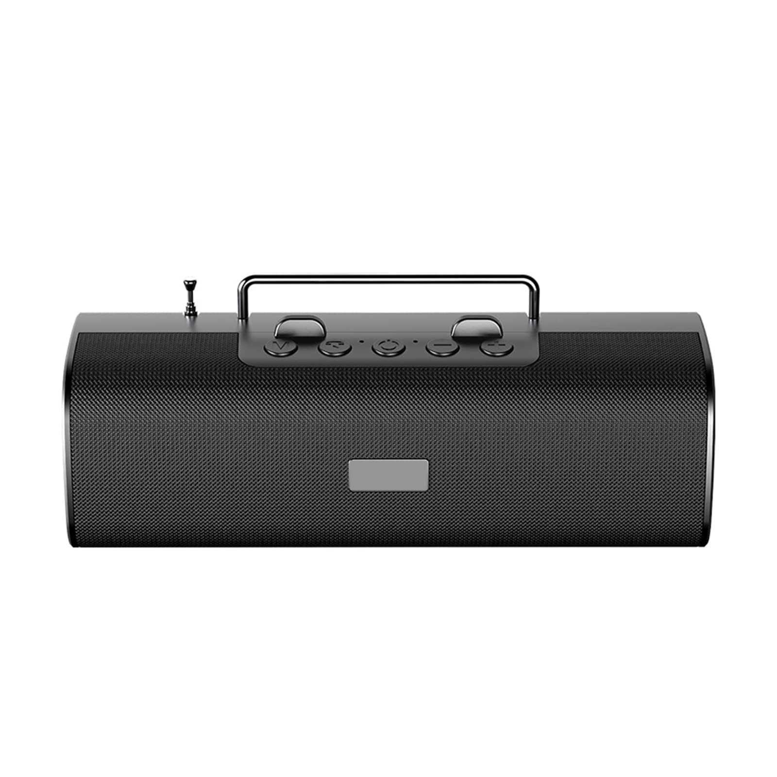 Przenośny boombox z kamuflażem — głośnik Bluetooth/TF/AUX z ulepszonym radiem FM — idealny do domu i na zewnątrz,Black