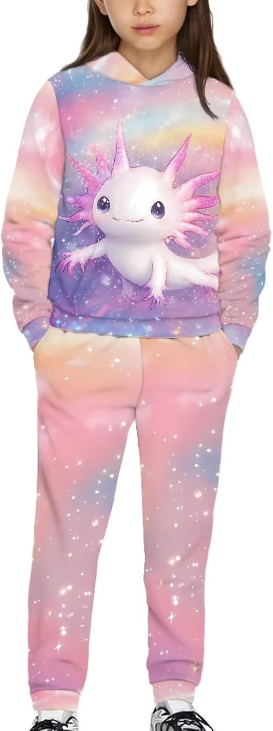 Pensura 2-Piece Jogger Set – Lightweight Pullover Sweatshirt and Sweatpants Outfit