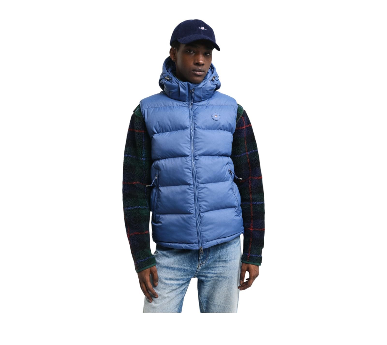 Gant Men's Blue (Vintage Blue) Active Cloud Vest, Xxl
