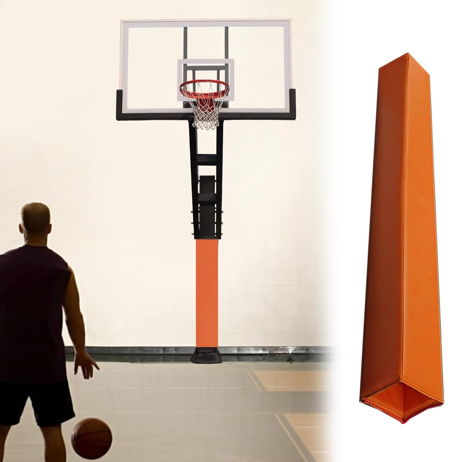 Acolchado para aro de baloncesto y dianas de interior, almohadillas protectoras de impactos