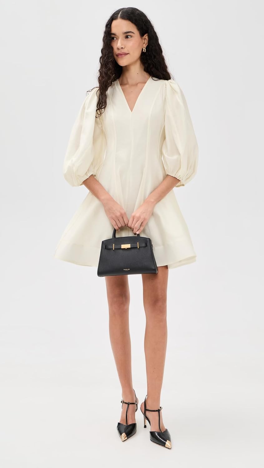 English Factory Women's Puff Sleeve Flare Mini Dress - Image 5