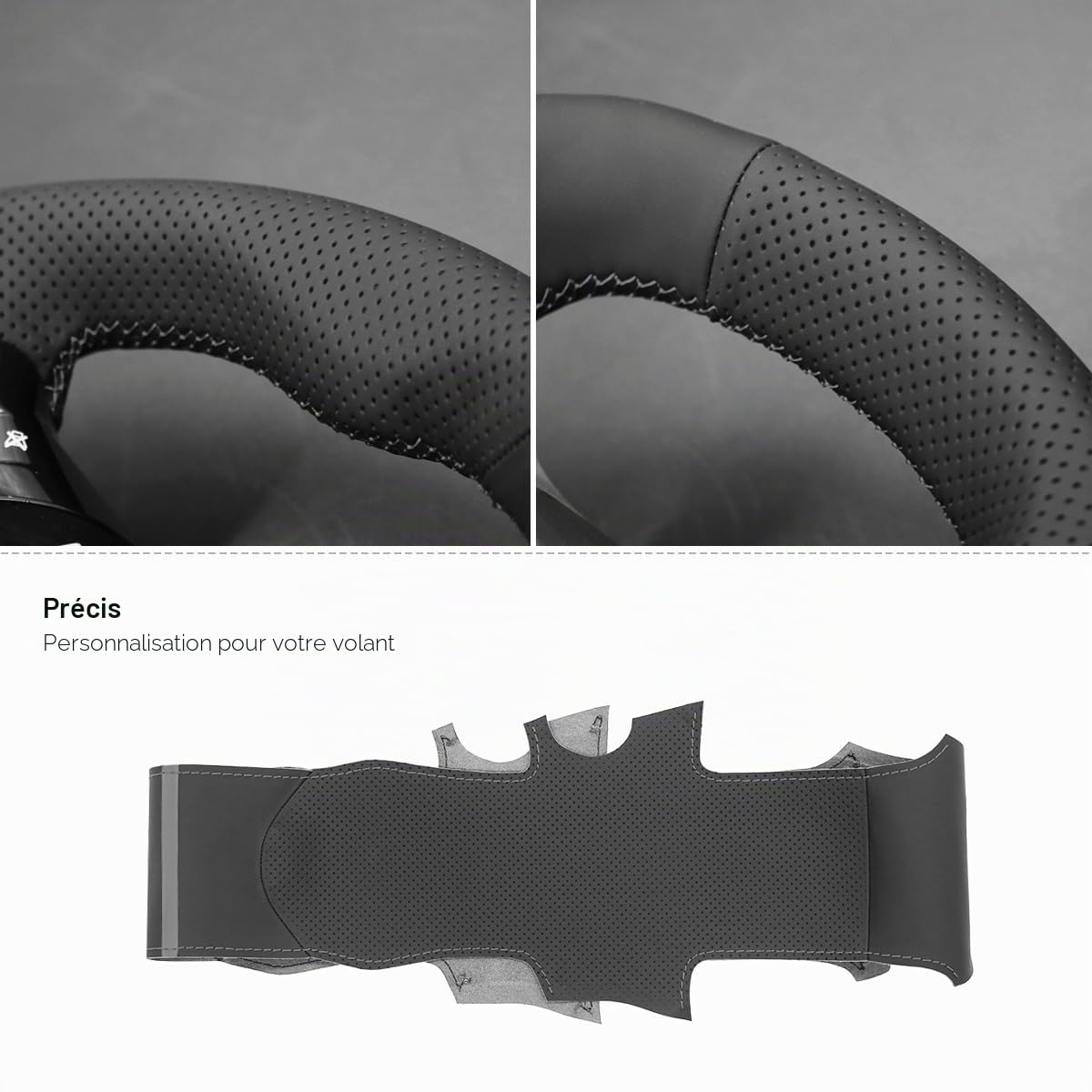 MEWANT Housse de Volant sur Mesure à Coudre pour Peugeot 208