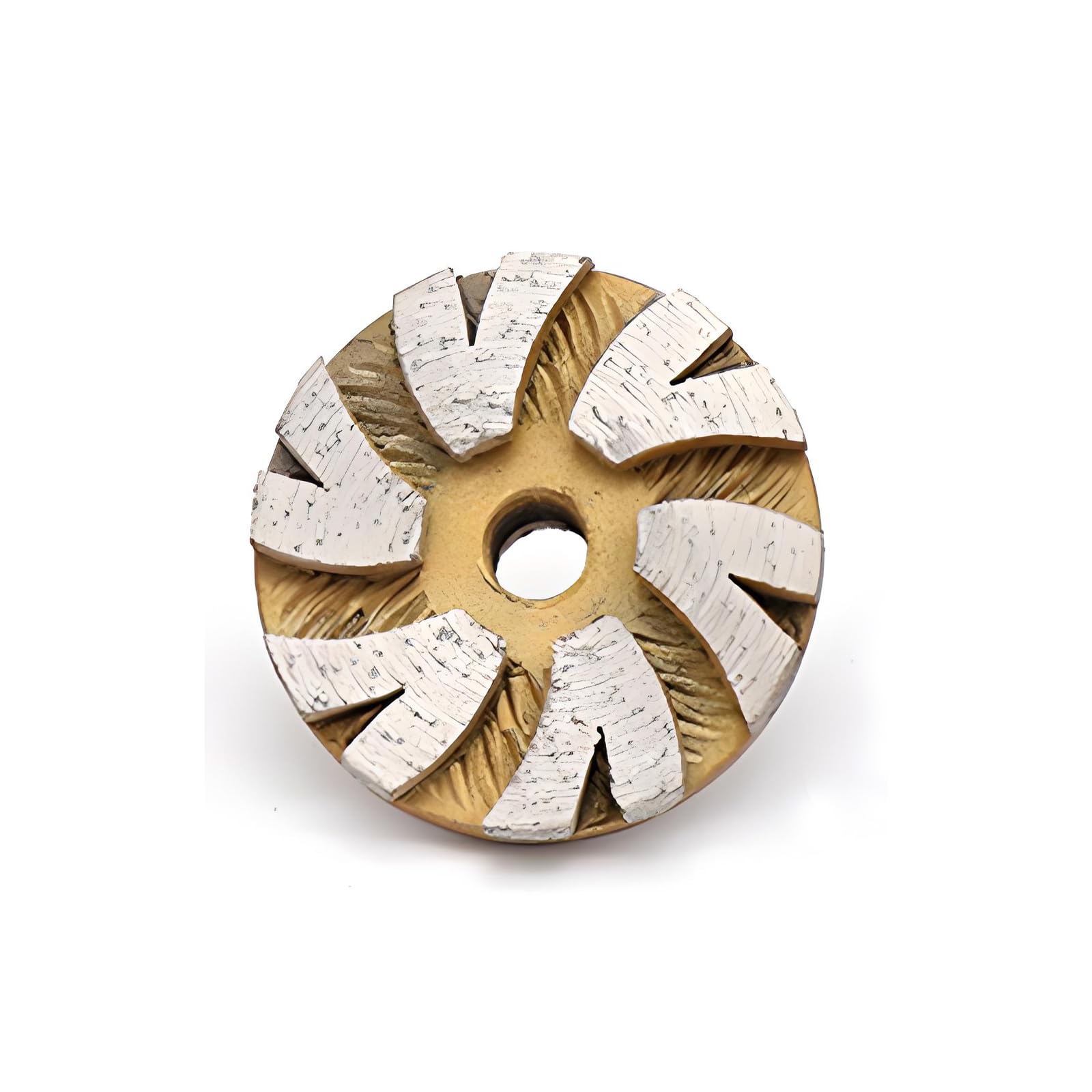 SagaSave Diamond Grinding Wheel, Angle Grinder Disc, for Grinding of Marble, Granite, Ceramic, Artificial Stone, M10 Thread, 50 mm Yellow