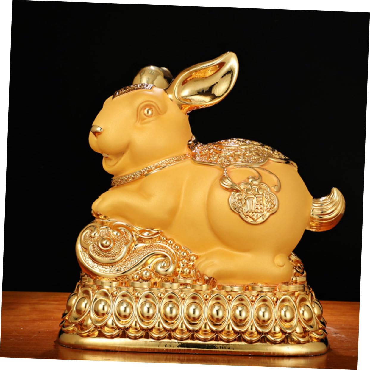 Alipis Forme De Lapin pour Décoration De Nouvel an Économie Pratique Et Élégante Accessoire De Bureau Adorable Et Chanceux