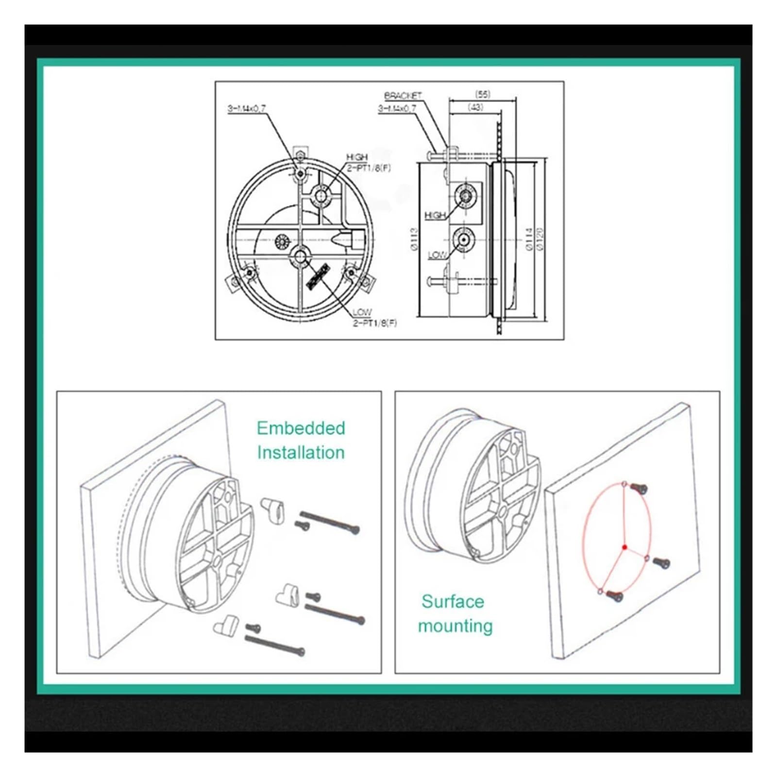 Medidor de presión diferencial Digital medidores de Aire barómetro presión Positiva Negativa for detección de Sala Limpia KPA/mbar(-30-30pa)
