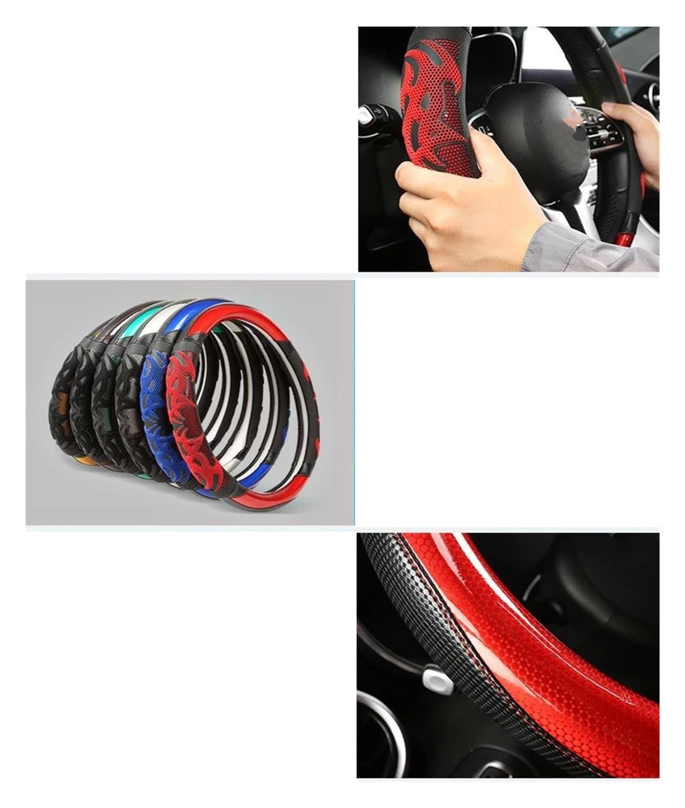 Pokrowiec na kierownicę samochodu w kształcie litery D 38 cm pokrowiec na kierownicę samochodu dla Kia do Rio 2 3 4 K2 K3 K4 K5 K3S KX1 KX3 KX5 KX7 dla Rio For Soul pokrowiec na koło samochodu