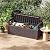 Patiowell 70 Gallon Plastic Storage Bench, Water-Resistant Deck Box for Patio Furniture, Garden Tools, Pool Storage and Outdoor Cushions, Brown