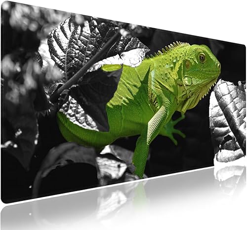 Miniatura 26 de Wknoon. Alfombrilla de ratón extragrande para juegos y oficina (31.5" x 11.8"), diseño de montaje de colección de cámaras retro, alfombrilla de