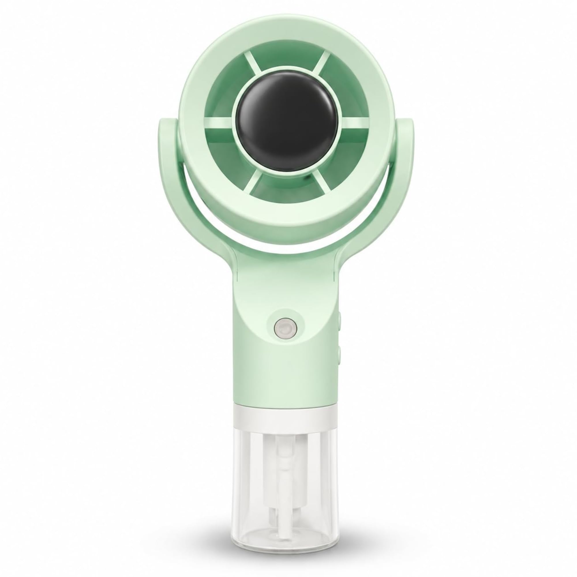 Drumstone Portable Spray Fan Green Handheld Cooling Fan with Mist Spray Feature Compact Lightweight Travel Friendly Design for Home Office Outdoor Recreation Study Sessions and Daily-image-14