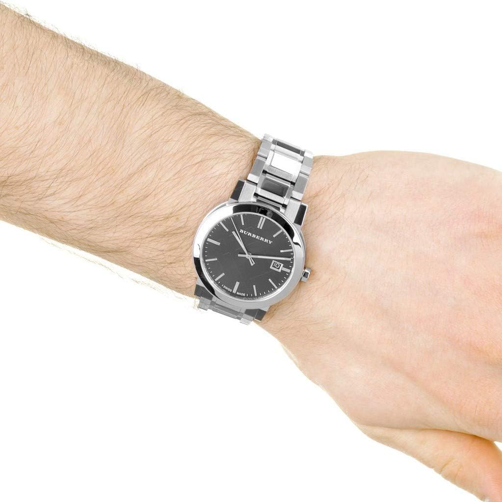 Swiss Silver Black Date Dial 38mm Unisex Uomo Donna Orologio da polso in acciaio inossidabile The City BU9001 Swiss Silver Black Date Dial 38mm Unisex Uomo Donna Orologio da polso in acciaio inossidabile The City BU9001