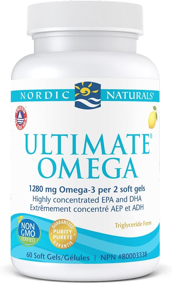 Nordic Naturals Ultimate Omega SoftGels - Omega-3 Supplement, Concentrated Fish  Oil With More DHA and EPA, Supports Heart Health, Brain Development and  Overall Wellness, Lemon, 120 Count : Amazon.ca: Health \u0026 Personal Care