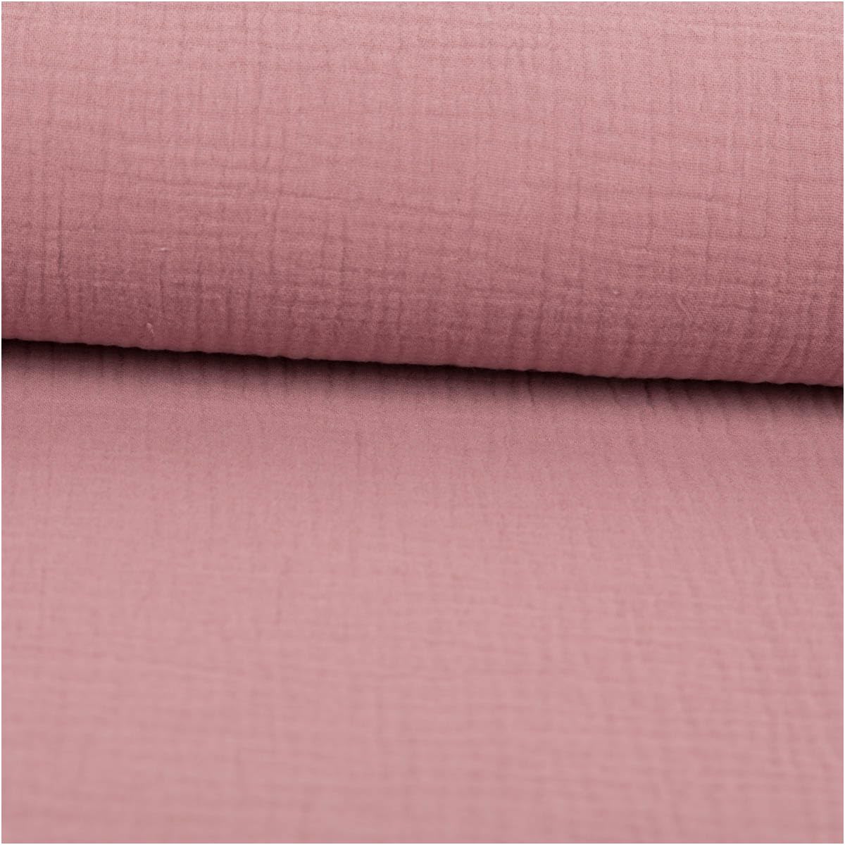 Muslin Organic Cotton Plain Old Purple 1.30 m Wide Fabric Sold by the Metre Ideal for Sewing & DIY (130 cm Width)