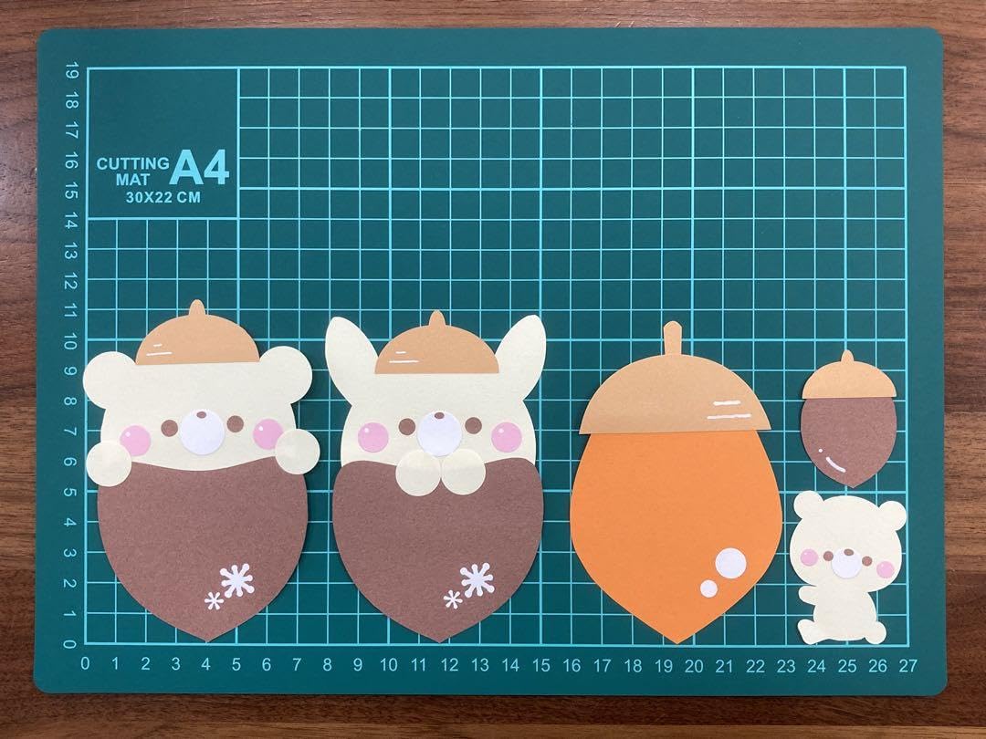 Amazon.co.jp: 410 壁面 壁面飾り 秋 9月 10月 11月 どんぐり 動物