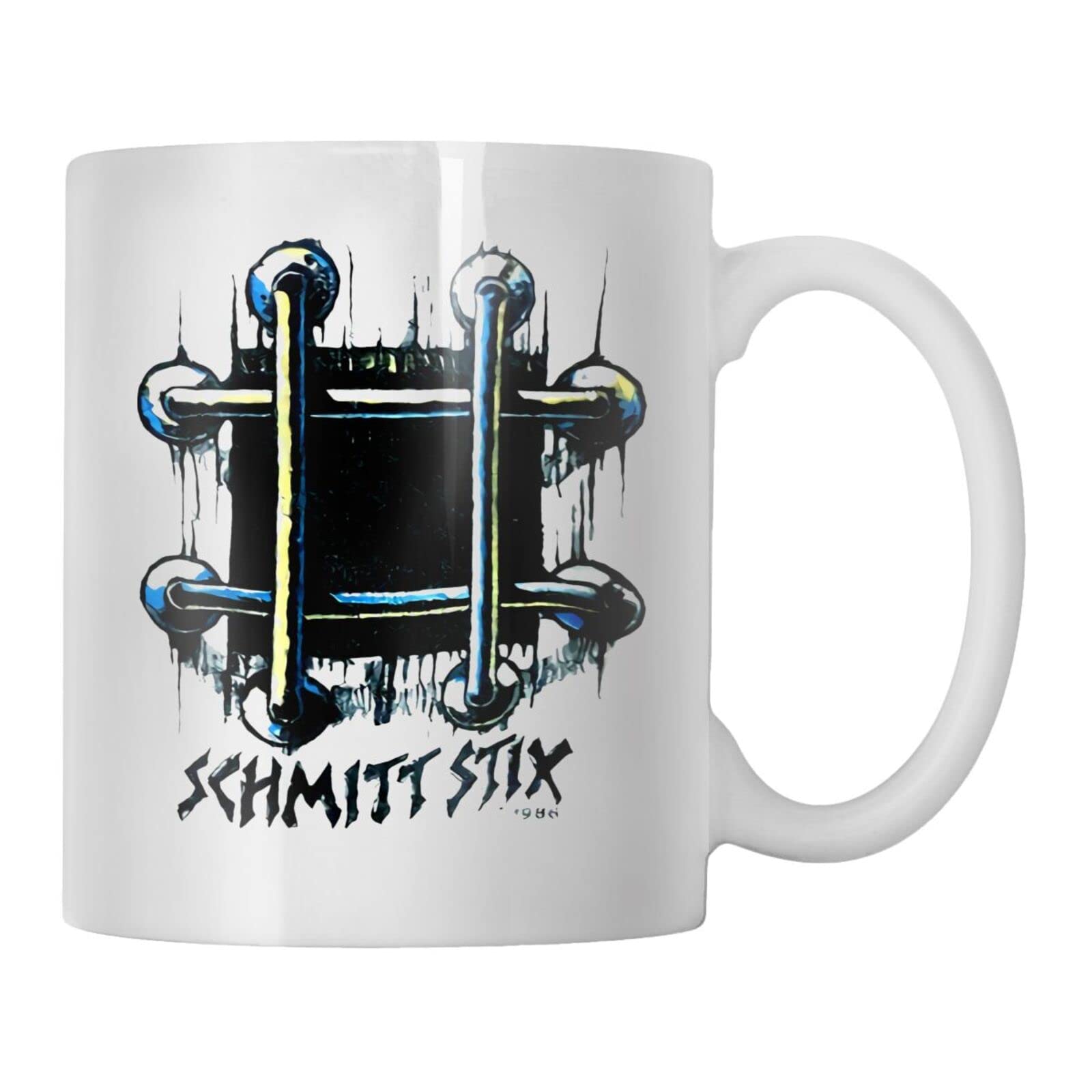 VOLTX DESIGN - Printed Vtg 80S Schmitt Stix John Lucero Ceramic Coffee Mug (330ml)