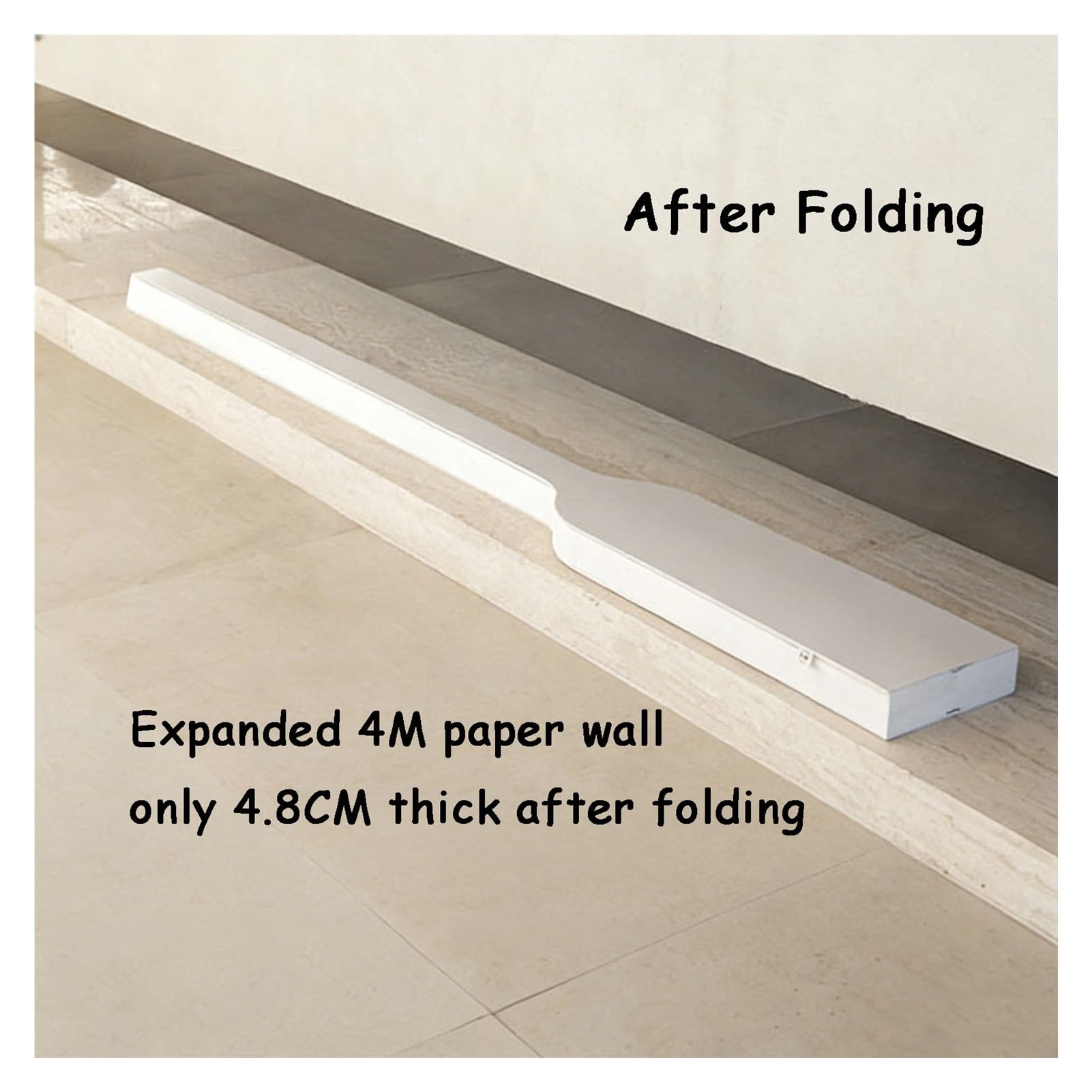 Biombo de Papel Decorativos Separadores De Ambientes | Tabiques Retráctiles Para Oficinas Comerciales, Tiendas Minoristas, Oficinas, Decorativos(180x18x400 cm)