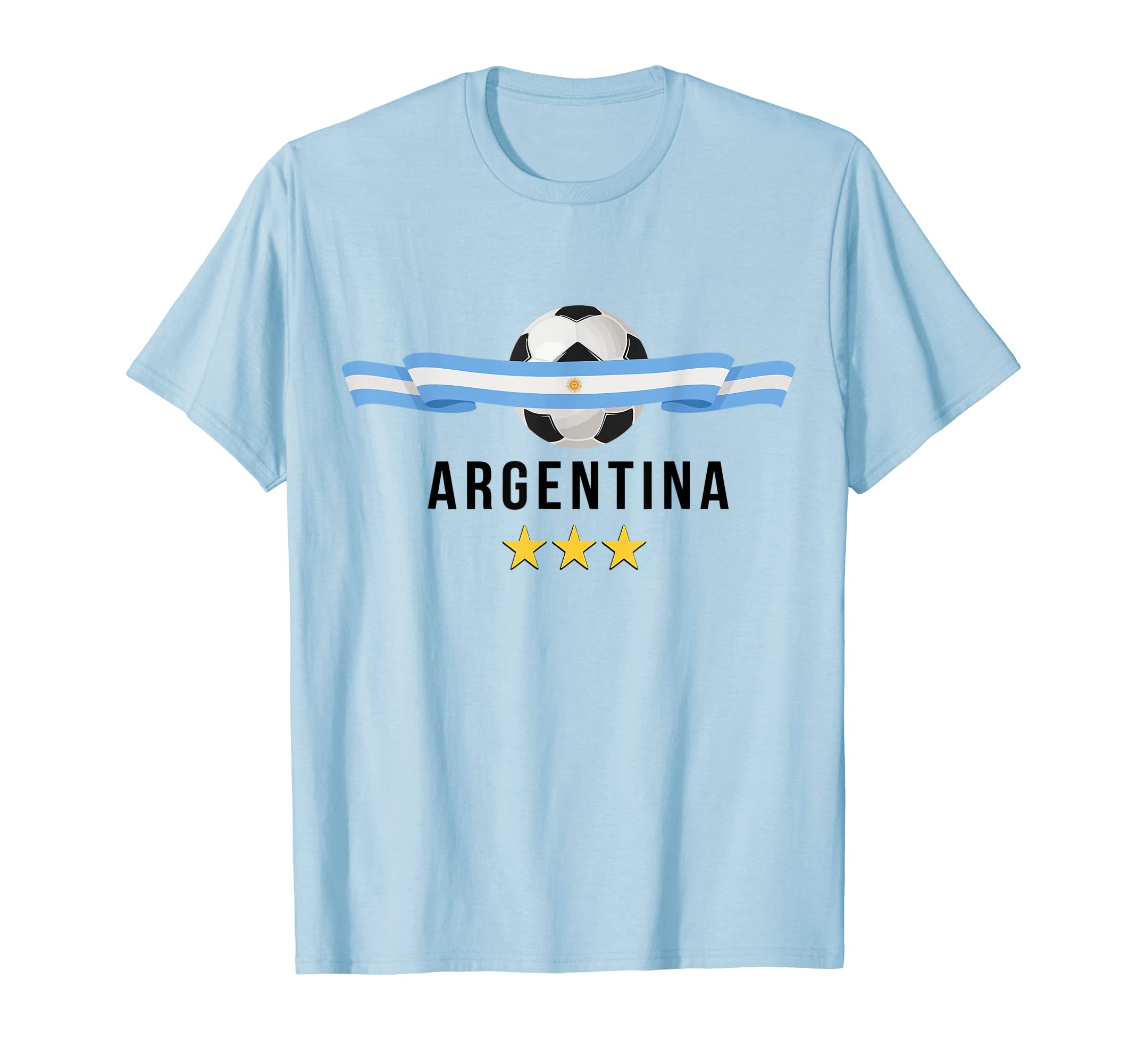 Argentina 3 Stars Argentinian Flag Three Stars 10 Argentina T-Shirt